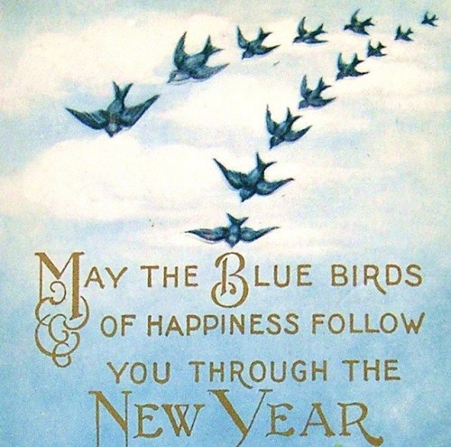 Lovely vintage New Year card (15)